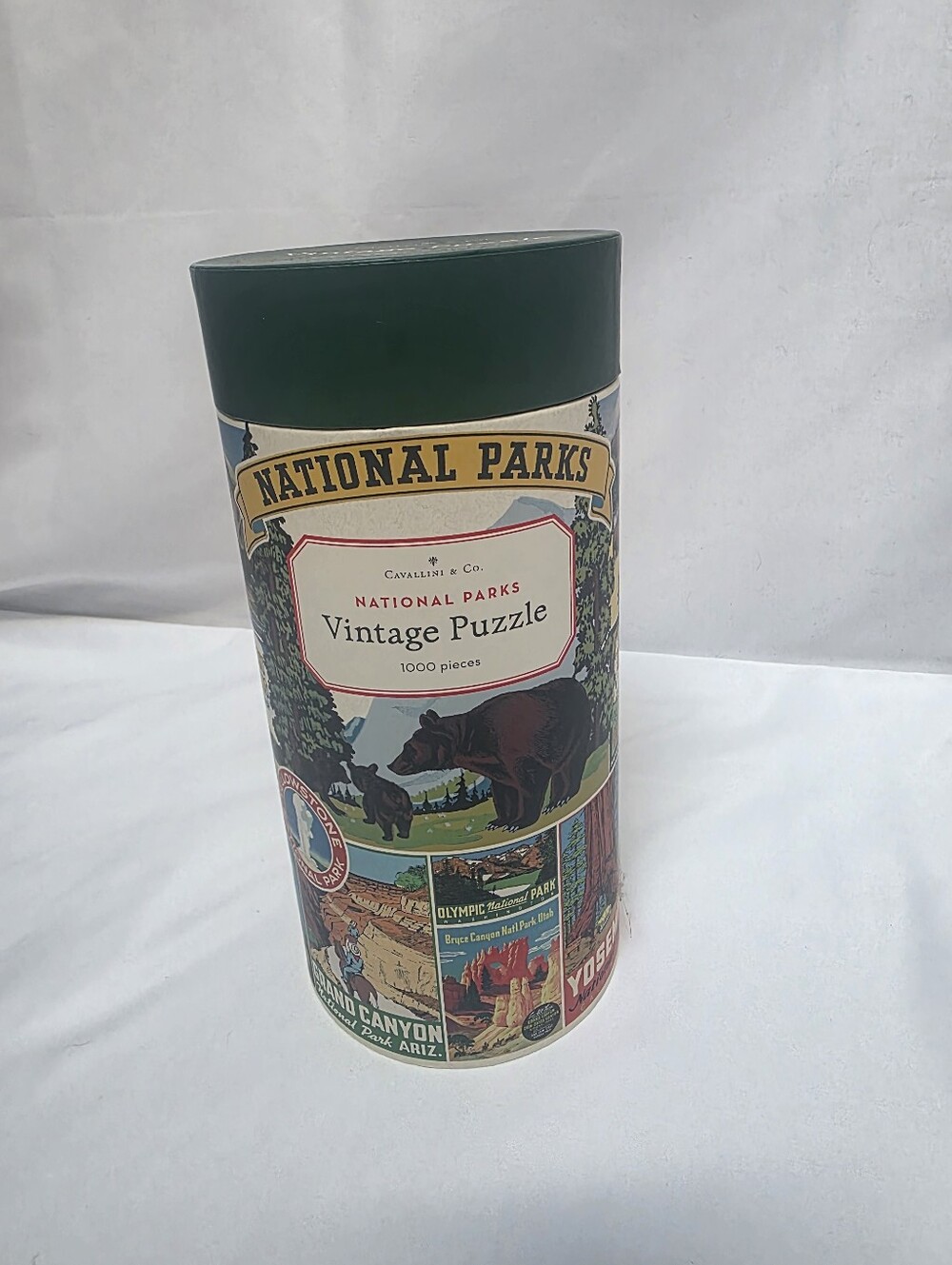 Cavallini & Co National Parks Vintage Puzzle 1000 Piece Jigsaw